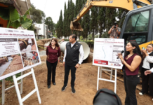 Supervisan construcción de colector pluvial de San Bartolo en Zacatlán