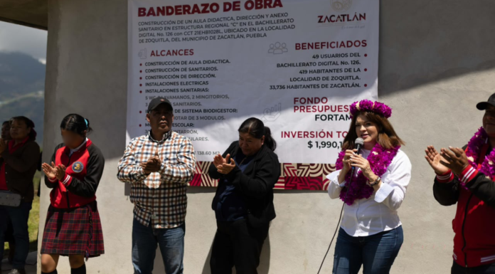 Zacatlán inicia obras complementarias del Bachillerato Digital 126