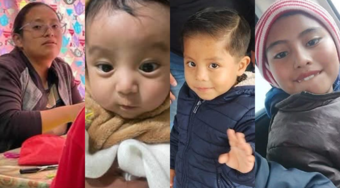 Buscan a madre y sus tres hijos desaparecidos en Zacatlán