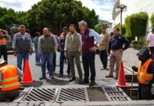 Progresa modernización del Sistema de Captación Pluvial en bulevar 5 de Mayo