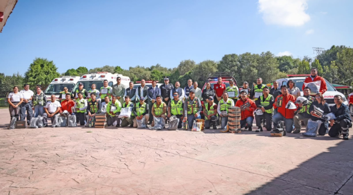 Cuautlancingo fortalece Protección Civil con entrega de equipo