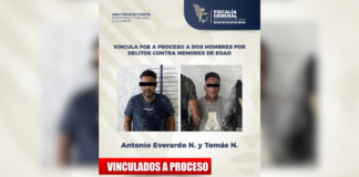 FGE vincula a proceso a dos hombres por delitos contra menores de edad