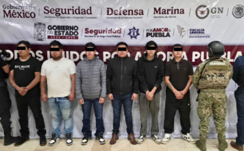 Caen seis presuntos integrantes de “Los Millonarios” en Puebla