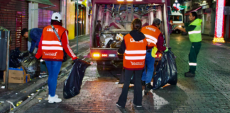 Implementan operativo de limpieza tras festejos patrios en Puebla