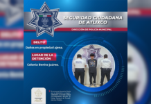 Detienen a motociclista tras accidente vial en Atlixco