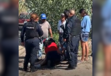 Mujer resulta lesionada tras choque con transporte público en Tehuacán