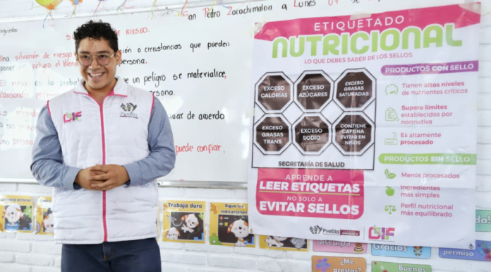 DIF Puebla Capital brinda plática nutricional en primaria de Zacachimalpa