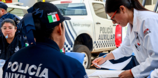 Policía Auxiliar realiza más de mil 300 pruebas antidoping a su personal