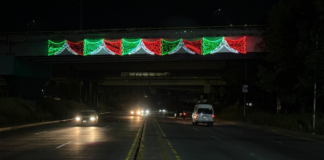 Puebla ilumina 19 bajo puentes por festividades patrias