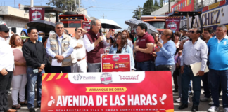 Pepe Chedraui arranca rehabilitación de avenida de Las Haras