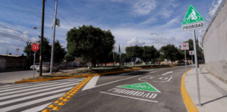 San Andrés Cholula entrega obra en retorno de la avenida Andrómeda