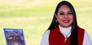 Tonantzin Fernández resalta importancia de la Gran Pirámide de Cholula