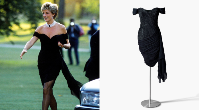 Regresa a subasta el famoso “vestido de la venganza” de Lady Di