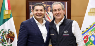 Alejandro Armenta reporta a Pepe Chedraui inversión de 11 mil 500 mdp