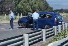 Matrimonio de adultos mayores muere en volcadura en la Puebla-Orizaba