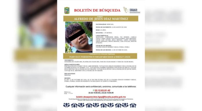 Hallan sin vida en Tlaxcala a joven desaparecido en Puebla