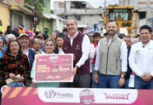 Pepe Chedraui arranca pavimentación de calle Jorge Murad en La Resurrección