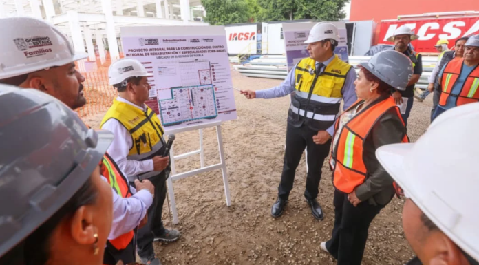 CIRE-SEDIF de Puebla registra 41% de avance en su construcción