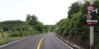 Concluye pavimentación de la carretera Achichipico-San Miguel