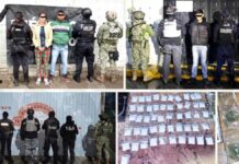 Caen tres personas durante cateos en Huejotzingo