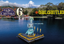 Chalchiuhtlicue engalana el Valle de Catrinas en Atlixco