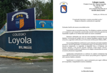 Padres del Colegio Loyola expresan preocupación por imágenes de armas