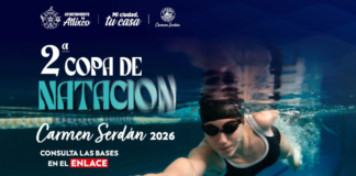 Atlixco convoca a participar en la Copa de Natación 2026