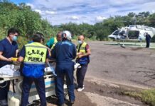 Paciente con tumor cerebral es trasladado en ambulancia aérea a Tehuacán