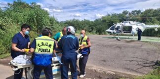 Paciente con tumor cerebral es trasladado en ambulancia aérea a Tehuacán