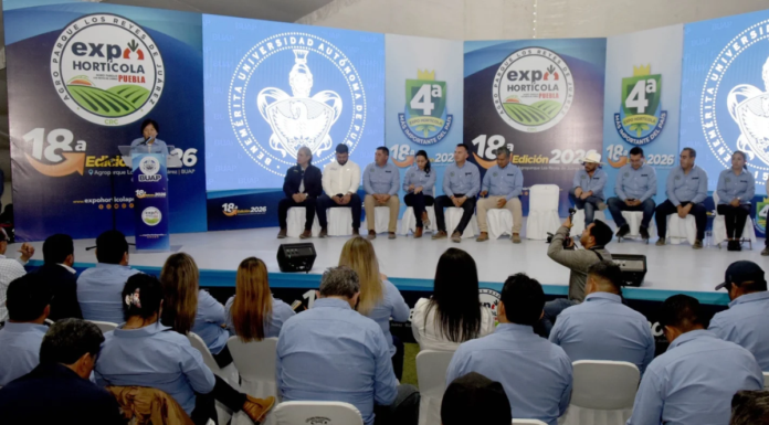 Lilia Cedillo inaugura Expo Hortícola Puebla BUAP 2026