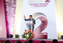 Omar Muñoz rinde Segundo Informe de Resultados en Cuautlancingo