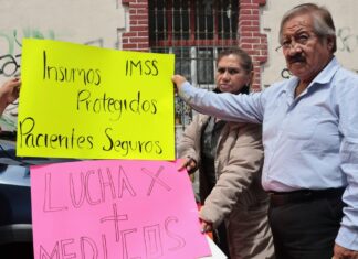 Trabajadores del Seguro Social cumplirán cuatro días de plantón en Puebla