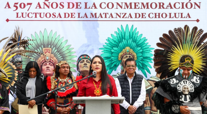 Cholula conmemora 507 años de la Matanza de 1519