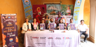 Presentan festival “Mikkailwitl 2026” en Santa Isabel Cholula