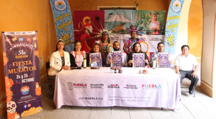 Presentan festival “Mikkailwitl 2026” en Santa Isabel Cholula
