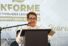 Modesta Delgado rinde su Segundo Informe Legislativo