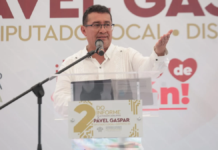 Pável Gaspar destaca labor legislativa en su Segundo Informe