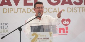 Pável Gaspar destaca labor legislativa en su Segundo Informe