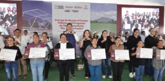Armenta impulsa 63 proyectos de Obra Comunitaria en la región Serdán