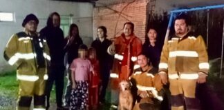 Bomberos de Cuautlancingo rescatan a perro de pozo de 40 metros