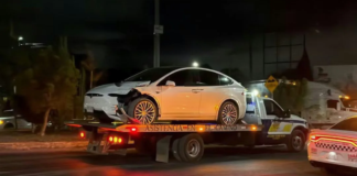 Tesla atropella a dos hermanos en la federal México-Veracruz