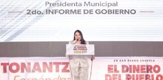 Tonantzin Fernández afirma que va por la “ruta correcta” en San Pedro Cholula