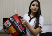 Estudiante mexicana crea extintor que apaga el fuego con sonido