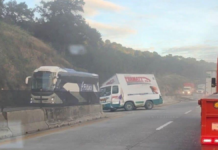 Accidente de tractocamión provoca cierre en el Arco Norte