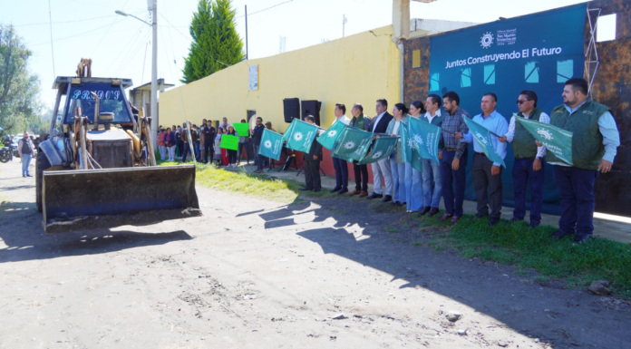 Texmelucan inicia adoquinamiento de dos calles en Tepeyecac