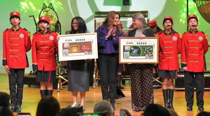 Lotería Nacional celebra a FINABIEN y al Museo del Telégrafo
