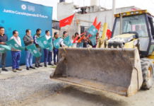 Texmelucan inicia adoquinamiento de la calle Humberto Vidal