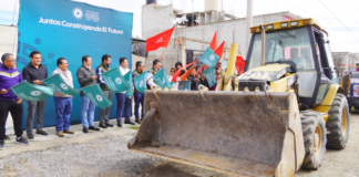 Texmelucan inicia adoquinamiento de la calle Humberto Vidal