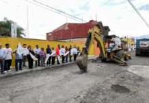 Atlixco da inicio a rehabilitación de la calle 19 Oriente