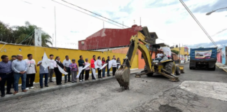 Atlixco da inicio a rehabilitación de la calle 19 Oriente